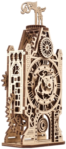 Механический 3D-пазл Ukrainian Gears Часы "Старая-башня", 44 эл. (70169) - Pampik - 3