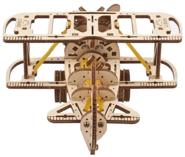 Механічний 3D-пазл Ukrainian Gears Міні-біплан, 84 ел. (70159) - Pampik - 7