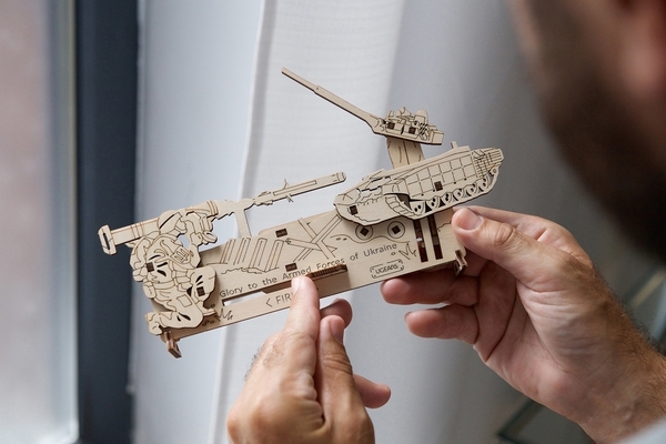 Механічний 3D-пазл Ukrainian Gears Пострілив - Забув, 42 ел. (70181) - Pampik - 6