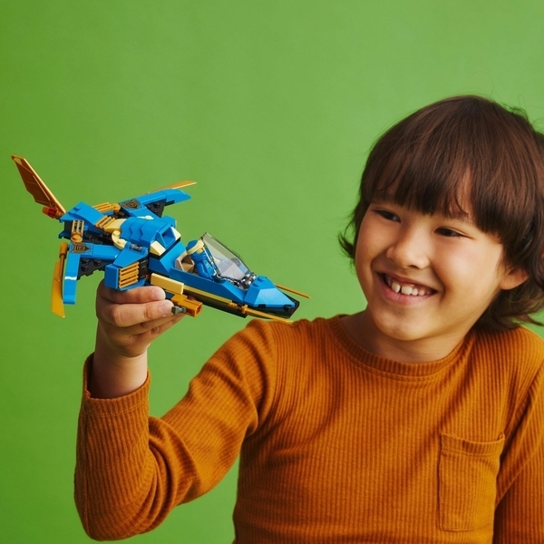 Конструктор LEGO NINJAGO Реактивний літак Джея EVO, 146 деталей (71784) - Pampik - 3