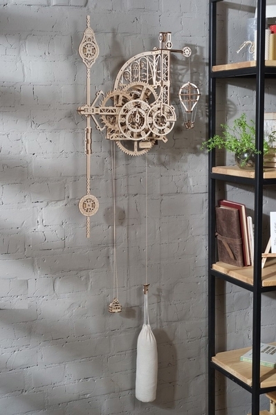 Механічний 3D-пазл Ukrainian Gears Аеро Годинник, 320 ел. (70154) - Pampik - 12