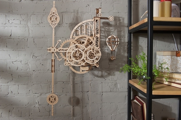 Механічний 3D-пазл Ukrainian Gears Аеро Годинник, 320 ел. (70154) - Pampik - 8