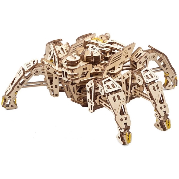 Механічний 3D-пазл Ukrainian Gears Гексапод Дослідник, 388 ел. (70158) - Pampik