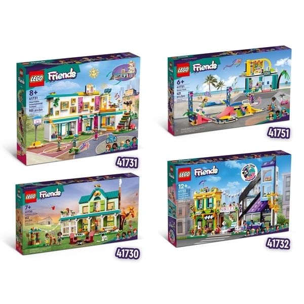 Конструктор LEGO Friends Квіткові та дизайнерські магазини в центрі міста 2010 деталей (41732) - Pampik - 16