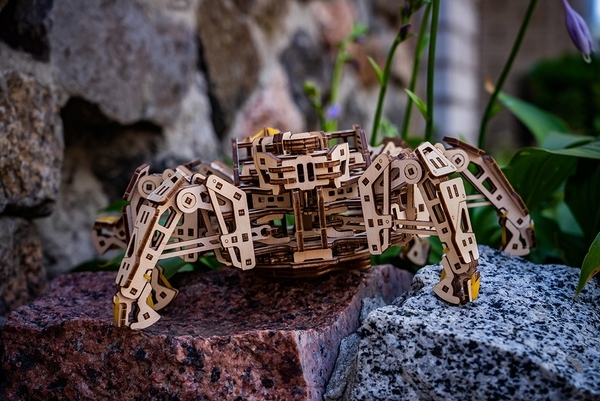 Механічний 3D-пазл Ukrainian Gears Гексапод Дослідник, 388 ел. (70158) - Pampik - 17