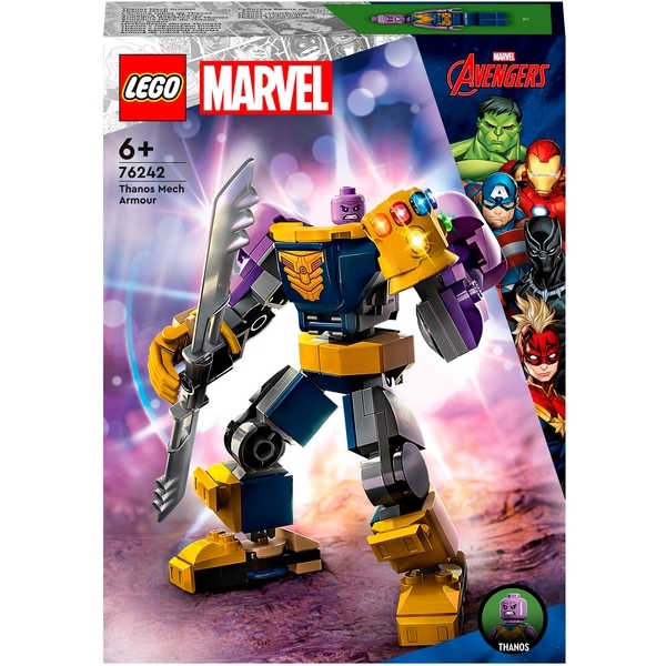Конструктор LEGO Super Heroes Робоброня Таноса 113 деталей (76242) - Pampik