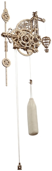 Механічний 3D-пазл Ukrainian Gears Аеро Годинник, 320 ел. (70154) - Pampik - 2