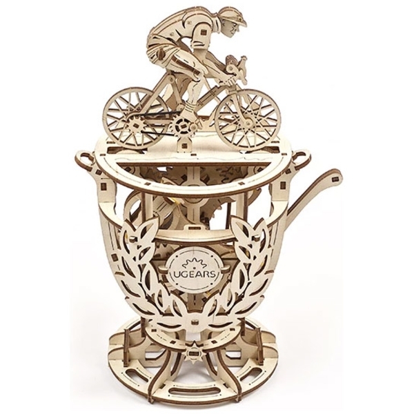 Механічний 3D-пазл Ukrainian Gears Автоматон Велосипедист, 189 ел. (70148) - Pampik