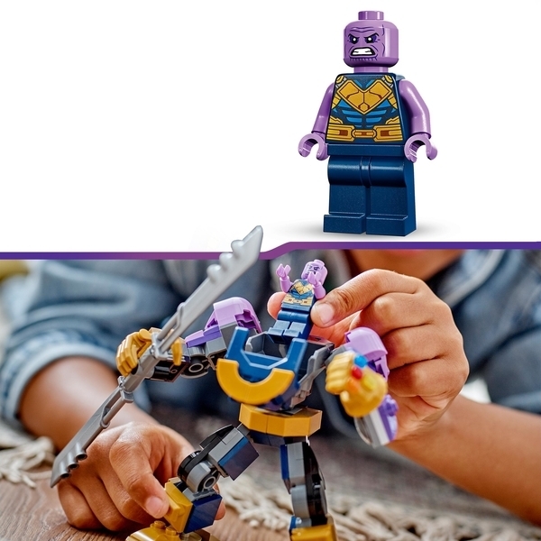 Конструктор LEGO Super Heroes Робоброня Таноса 113 деталей (76242) - Pampik - 10