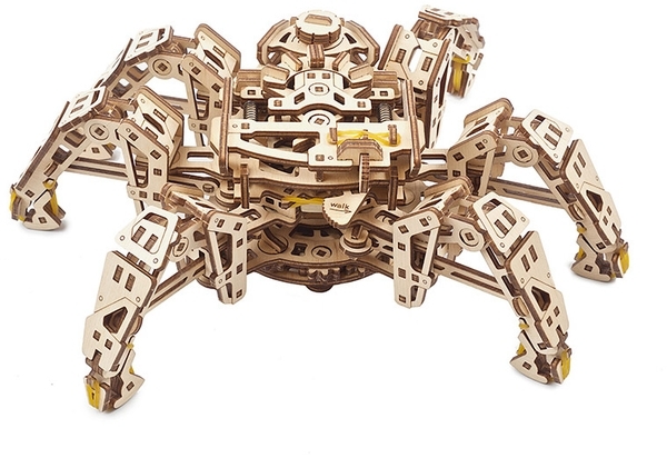 Механічний 3D-пазл Ukrainian Gears Гексапод Дослідник, 388 ел. (70158) - Pampik - 5