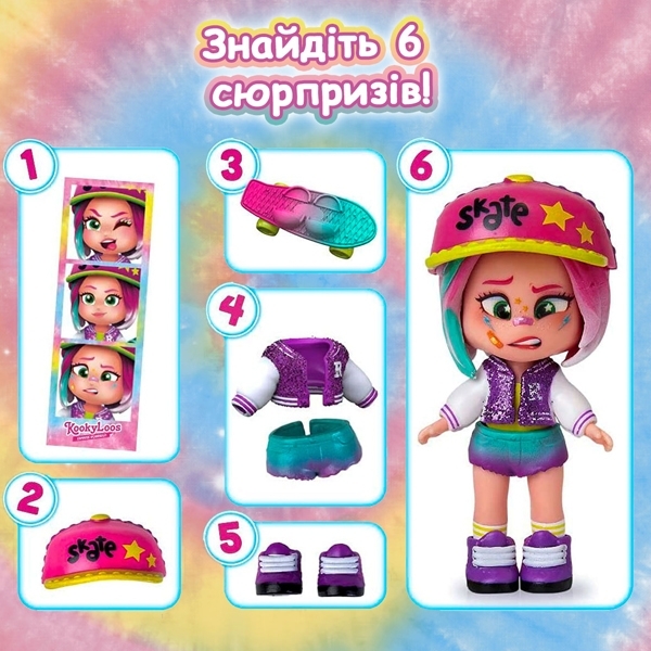 Лялька з аксесуарами Kookyloos S1 Створюй настрій, в асортименті (PKL1D212IN00) - Pampik - 4