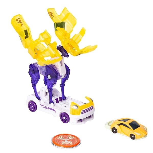 Машинка-трансформер Screechers Wild S4 L2 Санблейз Стег (EU685202) - Pampik - 3