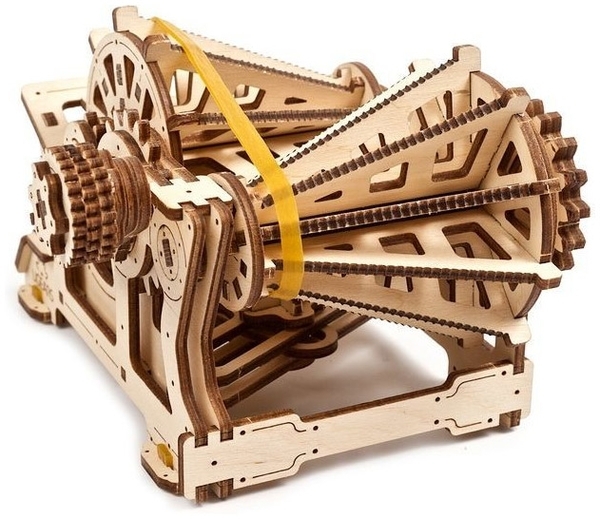 Механічний 3D пазл Ukrainian Gears STEM-модель Варіатор, 104 ел. (70147) - Pampik - 5