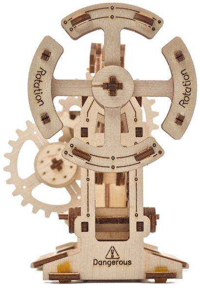 Механический 3D-пазл Ukrainian Gears STEM-модель Тахометр, 133 эл. (70153) - Pampik - 5