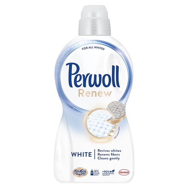 Засіб для делікатного прання білих речей Perwoll Renew, 1,980 л - Pampik