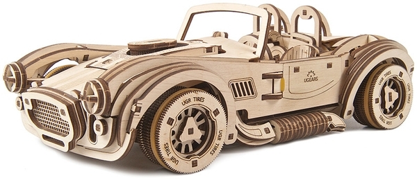 Механічний 3D-пазл Ukrainian Gears гоночний автомобіль Дріфт Кобра, 370 ел. (70161) - Pampik - 9