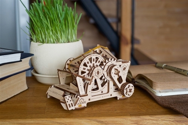 Механічний 3D пазл Ukrainian Gears STEM-модель Варіатор, 104 ел. (70147) - Pampik - 15