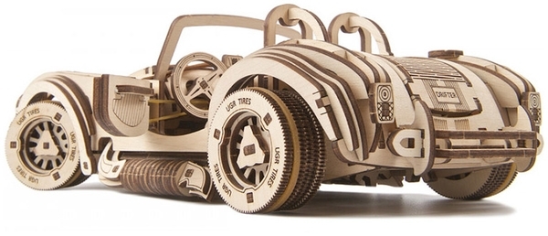 Механічний 3D-пазл Ukrainian Gears гоночний автомобіль Дріфт Кобра, 370 ел. (70161) - Pampik - 11