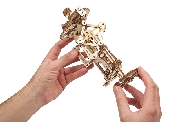 Механический 3D-пазл Ukrainian Gears STEM-модель Тахометр, 133 эл. (70153) - Pampik - 7