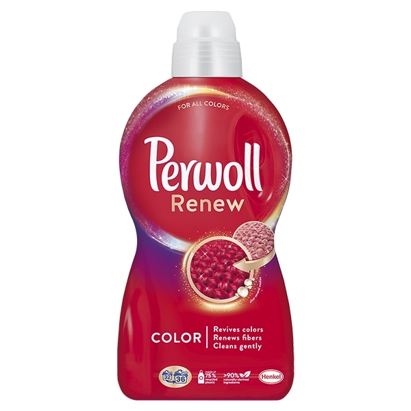 Засіб для делікатного прання кольорових речей Perwoll Renew, 1,980 л - Pampik