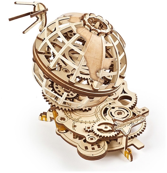 Механічний 3D-пазл Ukrainian Gears Глобус, 184 ел. (70128) - Pampik - 4