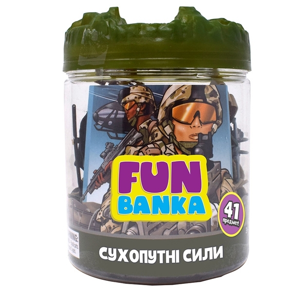Ігровий міні-набір Fun Banka Сухопутні сили (320388-UA) - Pampik