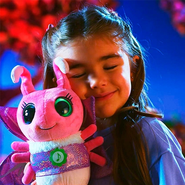 Интерактивная мягкая игрушка Glowies Светлячок, розовый (GW001) - Pampik - 6