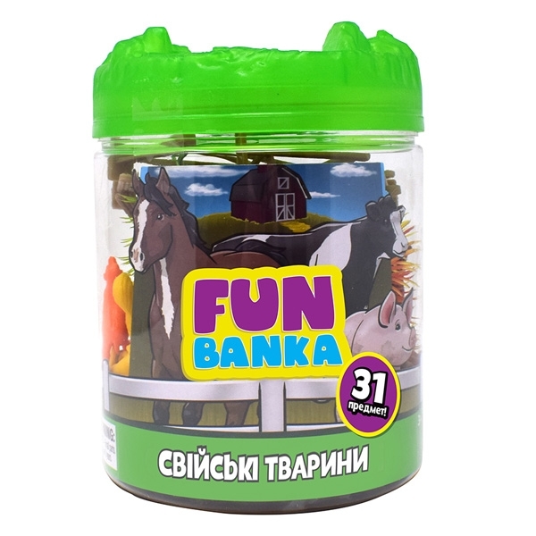 Игровой мини-набор Fun Banka Домашние животные (320386-UA) - Pampik
