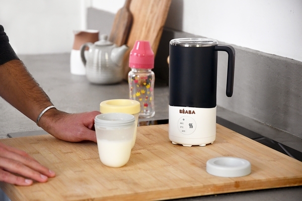 Уценка. Миксер-подогреватель напитков для детей Beaba Milk Prep, синий (911693) - Pampik - 26