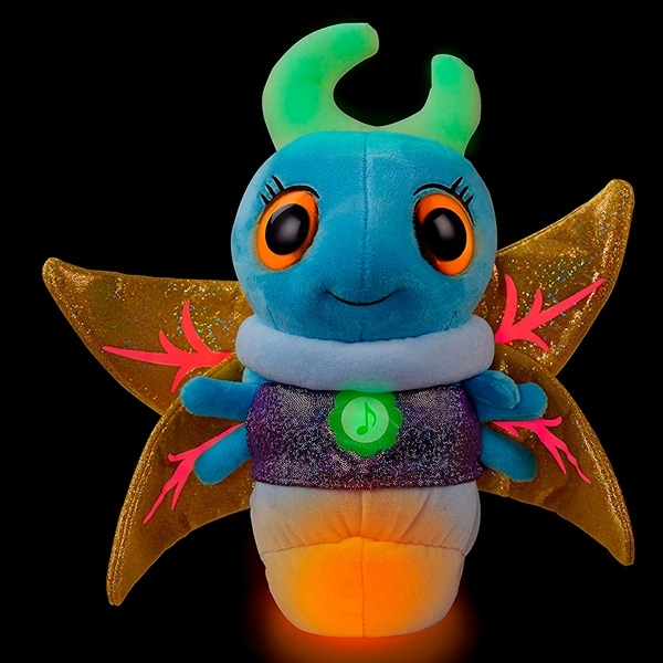 Інтерактивна м'яка іграшка Glowies Світлячок, синій (GW002) - Pampik - 5