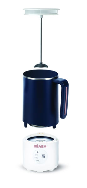 Уценка. Миксер-подогреватель напитков для детей Beaba Milk Prep, синий (911693) - Pampik - 3