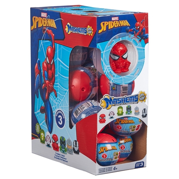 Игрушка-сюрприз в шаре Mash'ems Человек Паук, в ассортименте (51786) - Pampik - 6