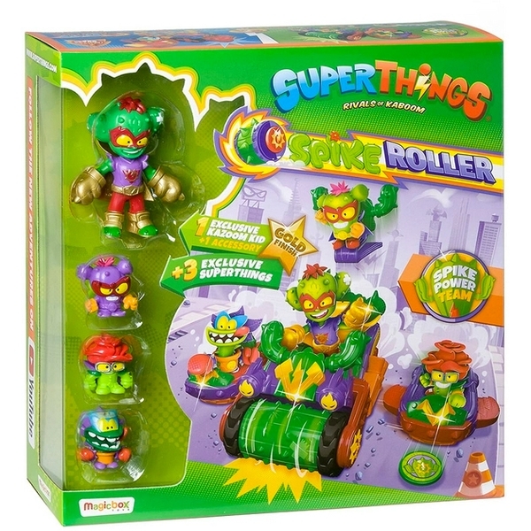 Ігровий набір SuperThings Kazoom Kids S1 Спайк-Роллер Кактус (PSTSP514IN00) - Pampik - 7