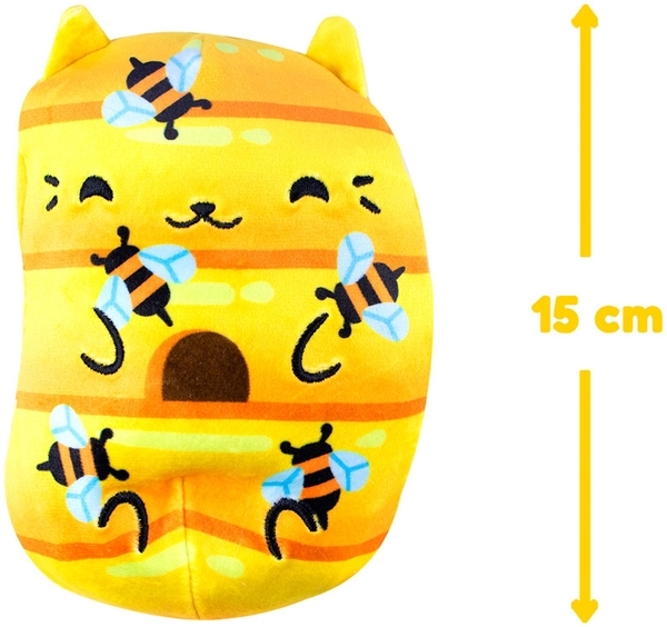 М'яка іграшка Cats vs Pickles Chonk gold Котики та огірочки, 15 см, в асортименті (V1094-18) - Pampik - 2