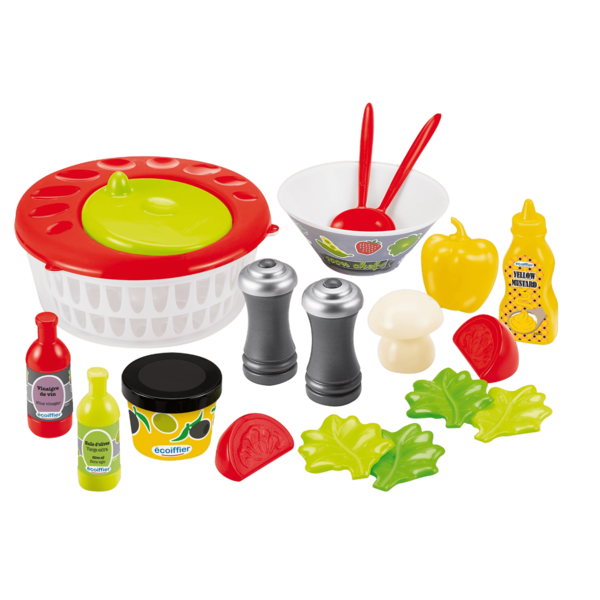 Ігровий набір Ecoiffier Салат від Шеф-кухаря, 21 аксесуар (2579) - Pampik
