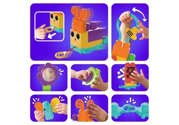 Конструктор Mega Bloks Гусениця, 30 деталей (HKN44) - Pampik - 5