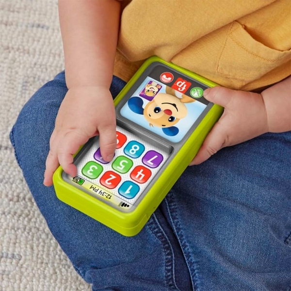 Інтерактивний навчальний смартфон Fisher-Price 2-в-1 з технологією Smart Stages, укр./лит./лат./ест./рос./англ. мови (HNL46) - Pampik - 5