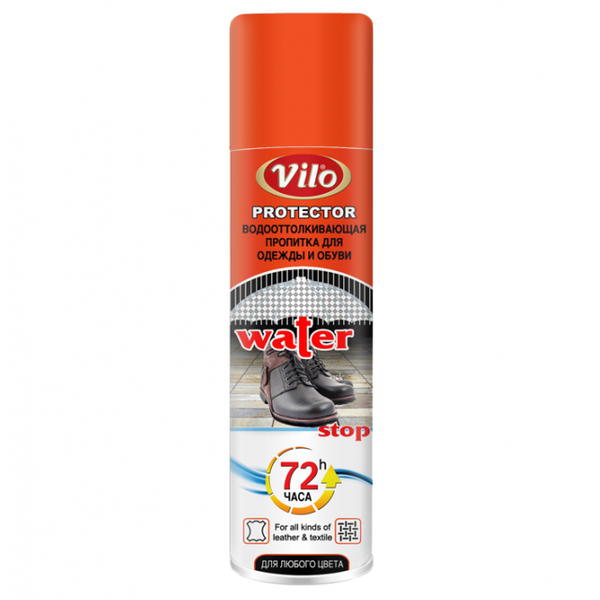 Спрей водоотталкивающий Vilo для обуви и одежды, 250 мл (VSI 250) - Pampik