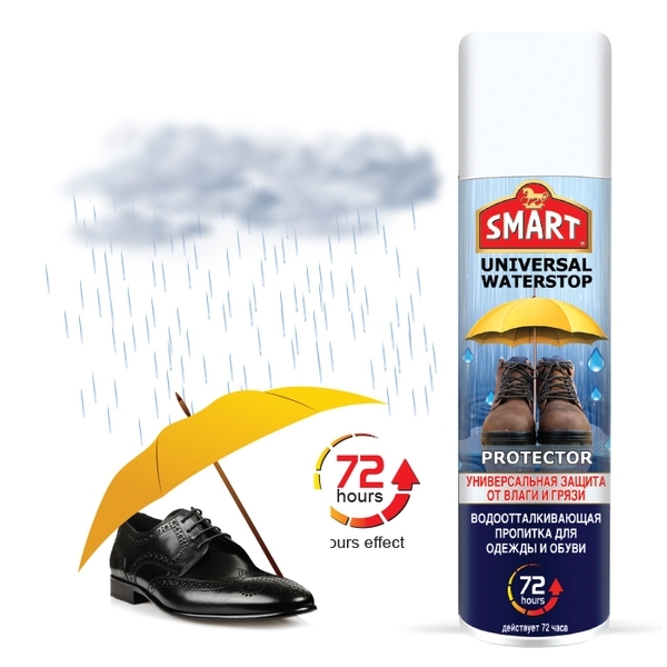 Водовідштовхувальний спрей для взуття Smart, 250 мл (48) 601 SSI - Pampik - 2