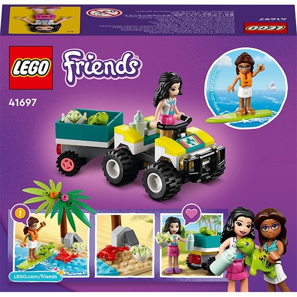 Конструктор LEGO Friends Автомобіль захисту черепах, 90 елементів (41697) - Pampik - 2
