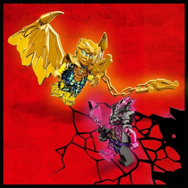 Конструктор LEGO Ninjago Мотоцикл золотого дракона Джея, 137 елементів (71768) - Pampik - 8