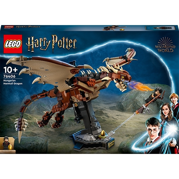 Конструктор LEGO Harry Potter Угорський хвосторогий дракон, 671 деталей (76406) - Pampik