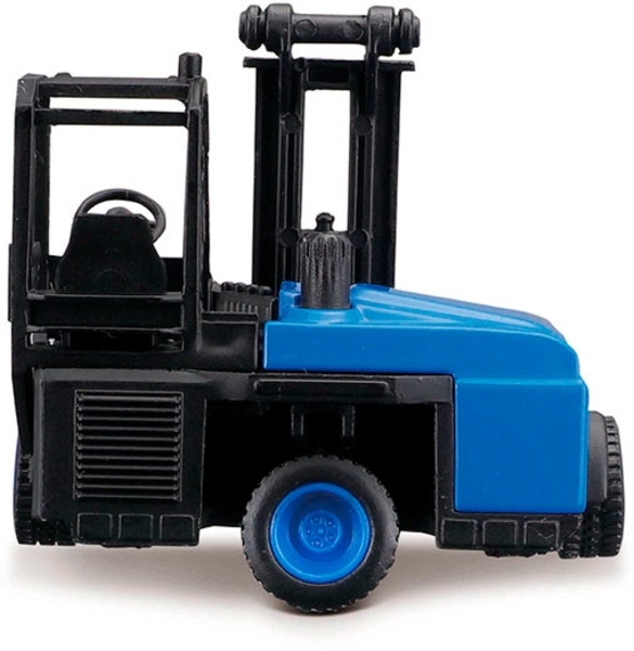 Игровой набор Bburago Фура Mercedes-Benz Actros c погрузчиком, 1:43, белый - Pampik - 7