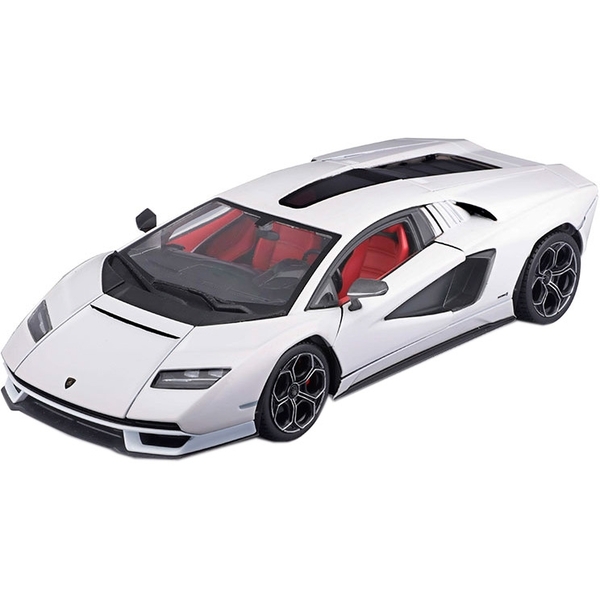 Автомодель Bburago Lamborghini Countach LPI 800-4, 1:24, белый - Pampik