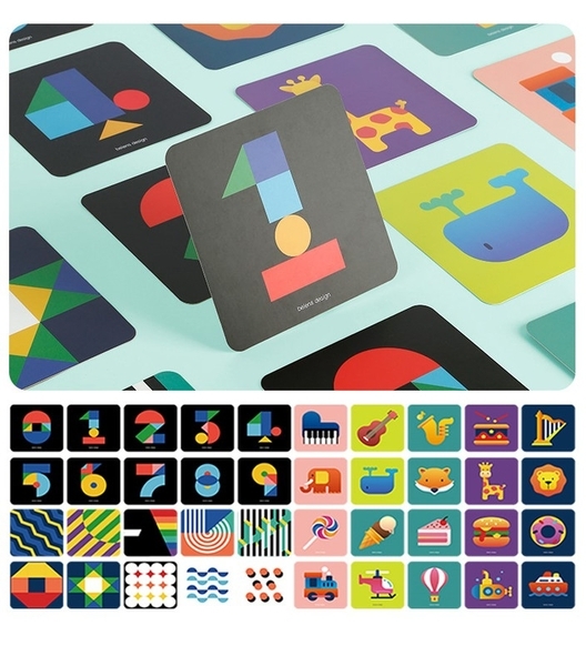 Набір розвиваючих карт Beiens, 80 шт. (ZJ50) - Pampik - 5