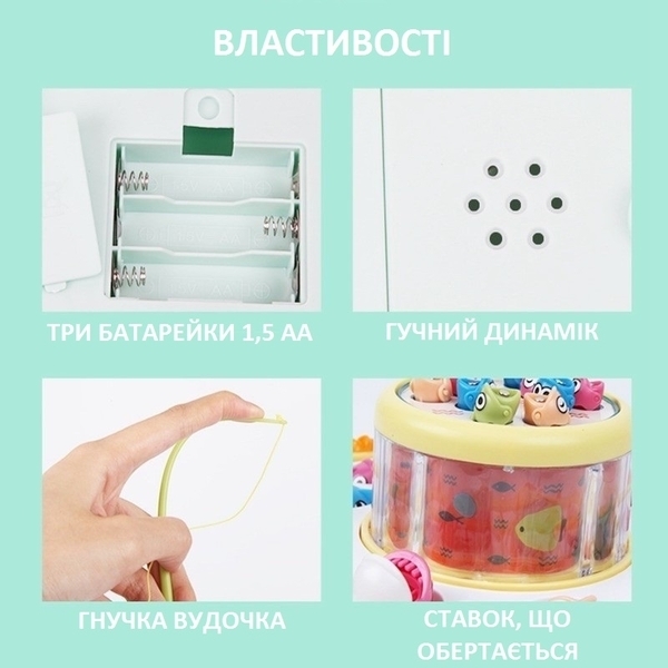 Ігровий набір Beiens Риболовля, зелений (В503green) - Pampik - 11