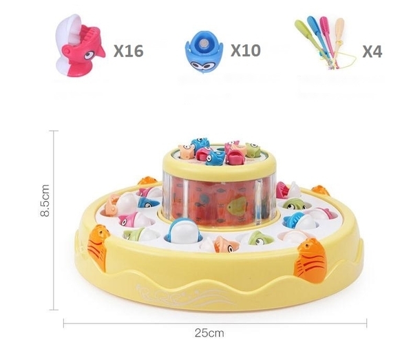 Ігровий набір Beiens Риболовля, жовтий (В503yellow) - Pampik - 9