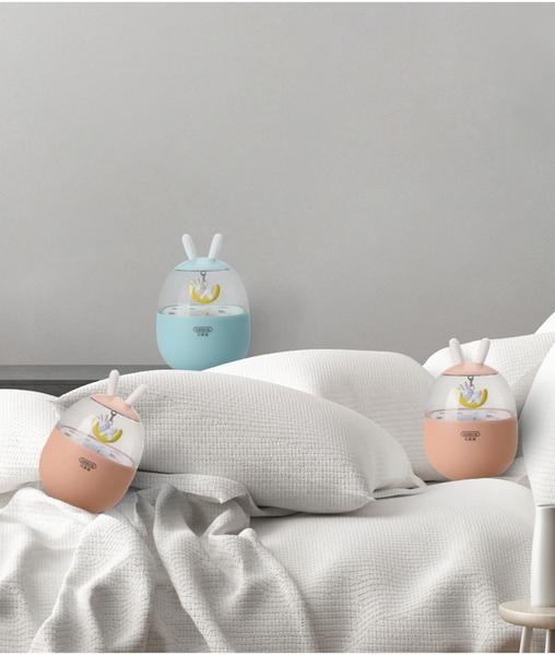 Неваляшка Beiens Зайчик на луне, музыкальный, голубой (YZ15blue) - Pampik - 7