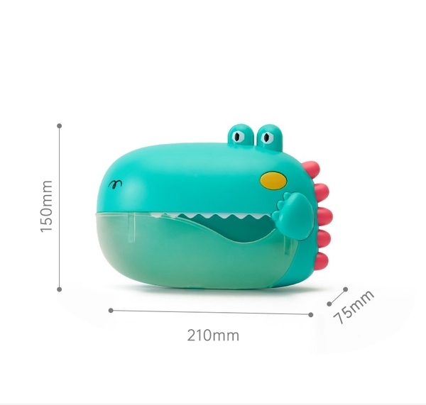 Дитячий генератор мильних бульбашок Beiens Крокодил, зелений (5515green) - Pampik - 5