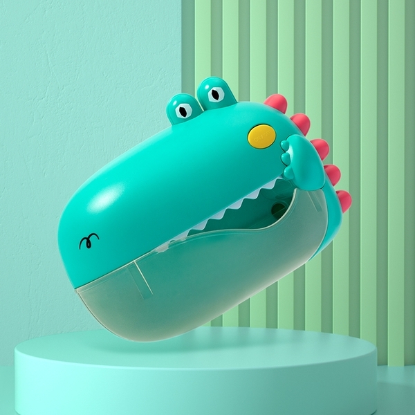 Дитячий генератор мильних бульбашок Beiens Крокодил, зелений (5515green) - Pampik - 2